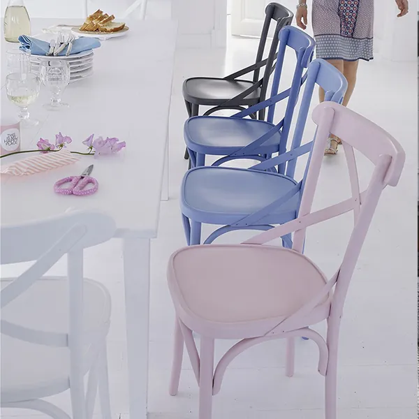 Colored Niv chair finish
